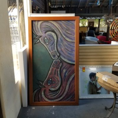 Large Canvas Painting (Horses)