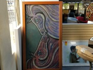 Large Canvas Painting (Horses)
