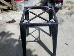 Wicker Table Base Only