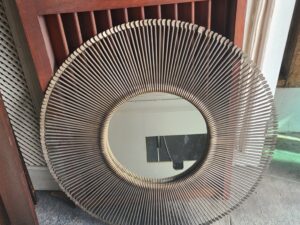 Stylish Metal Framed Mirror