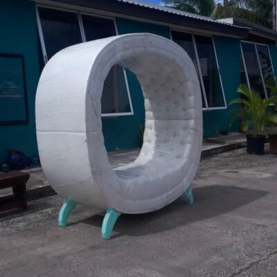 Circular Tufted Patio Chair
