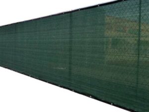 5ft Privacy Fence Screen with Mesh Fabric (Green)