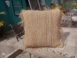 Woven Throw Cushion ( Flared Edge)