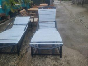 Aluminum Reclining Lounger