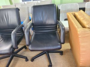 Leather Swivel Office Chair