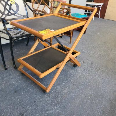 Wooden Two Tier Trolley