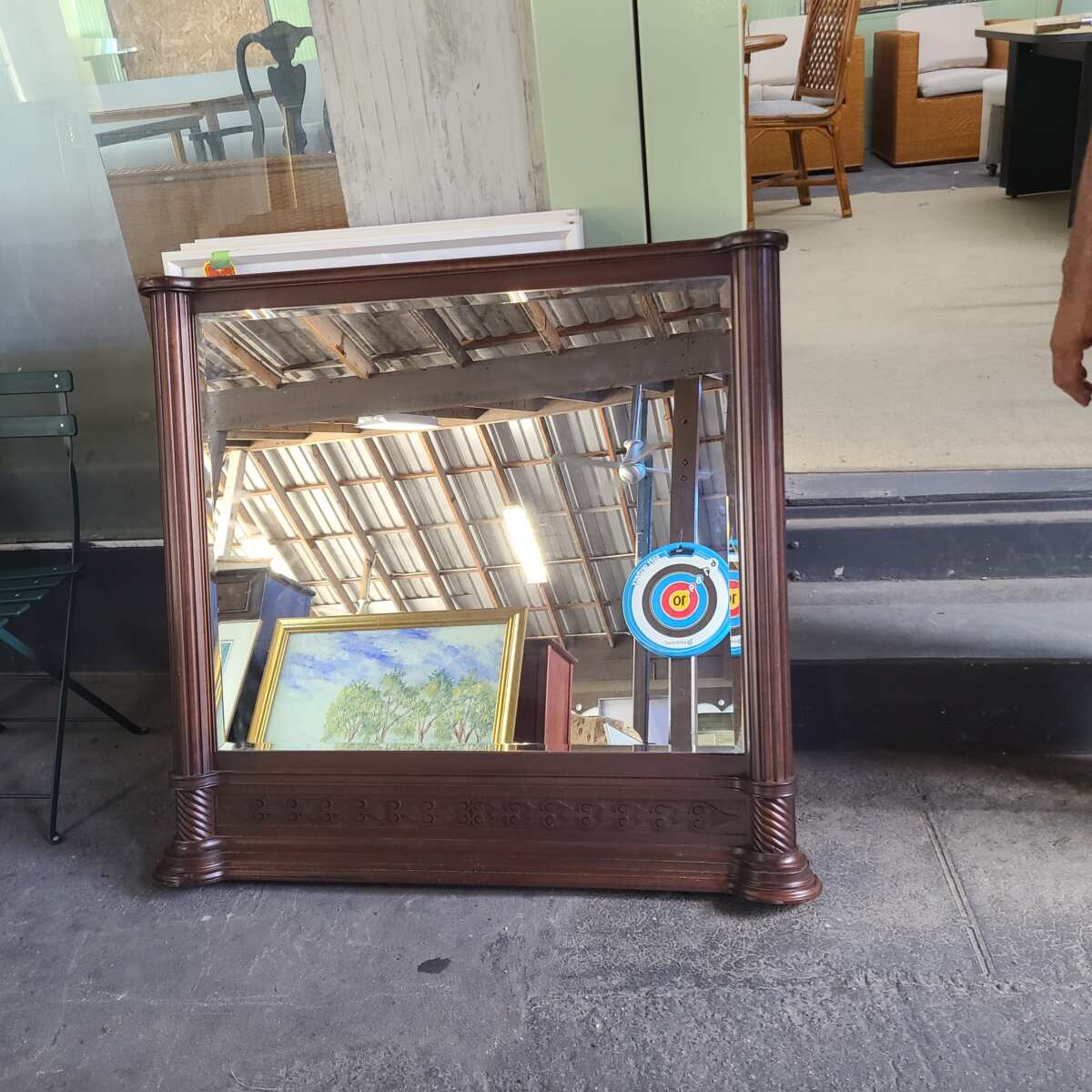 Wooden Framed Mirror (Bevelled Edge)