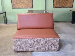 Armless Love Seat
