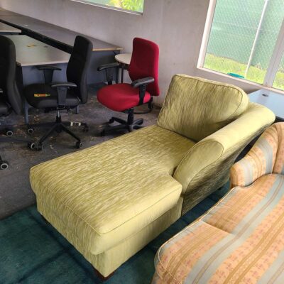 Single Arm Upholstered Lounger