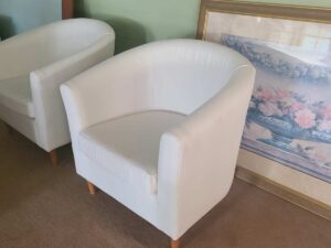Faux Leather Tub Chair