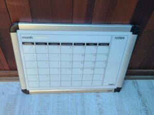 Whiteboard Calendar Monthly Planner