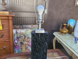 Wooden Base Lamp (no shade)