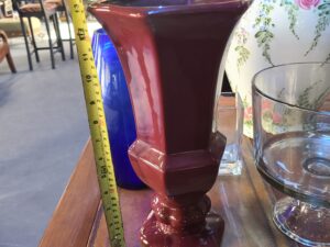 Burgundy Vase