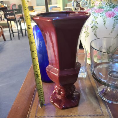 Burgundy Vase