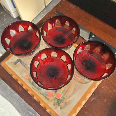 Set of Four Dessert Glasses