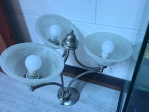 Three Bulb Chandelier