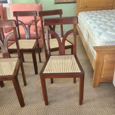 Caned Mahogany Dining Chair