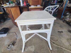 Wicker End Table