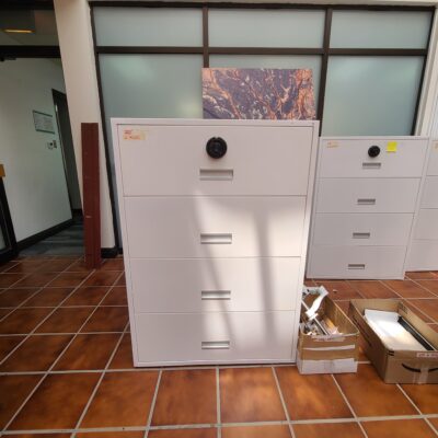 Four Drawer Lateral Cabbinet w/ Combination Lock