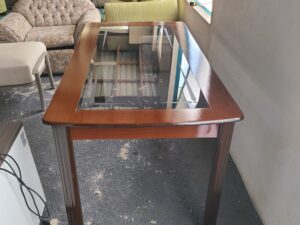 Wood & Glass Dining Table Only