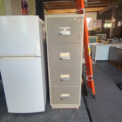 Four Drawer Fireproof Cabinet with Keys